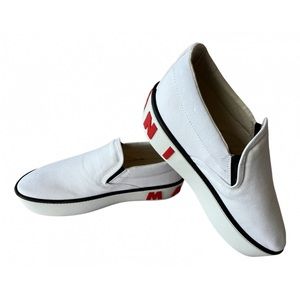 MARNI Raised Logo Slip-On Sneakers